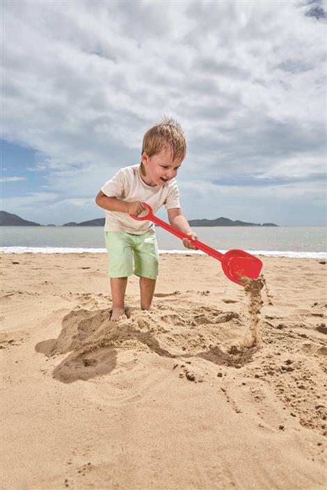 Hračky na písek - Lopata, červená