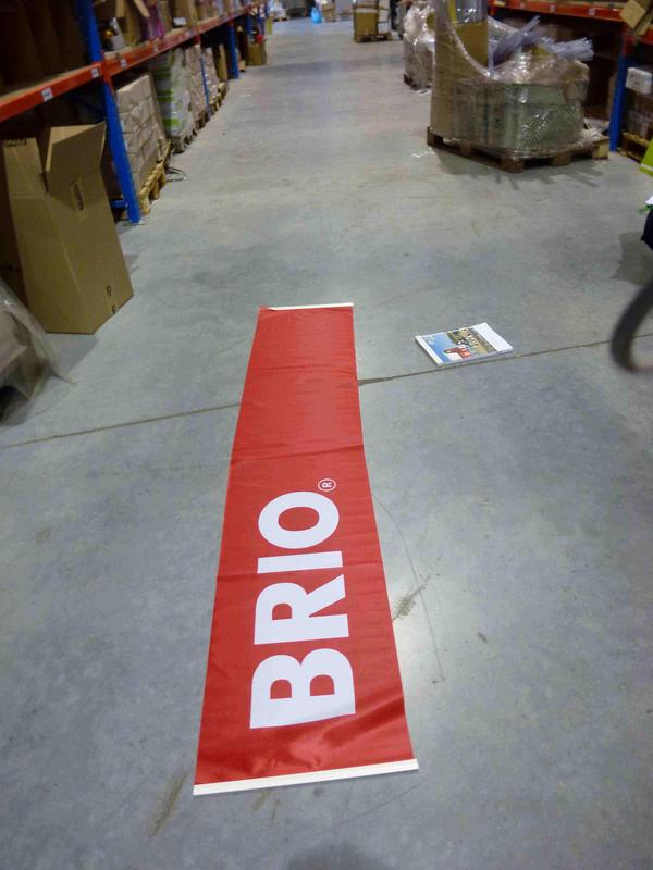 3 Brio Banner kit (transparent zelený, červený, oranžový)