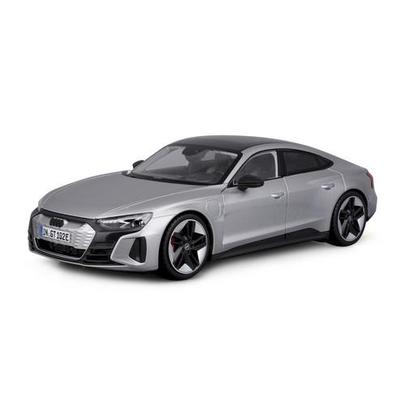 Bburago - Auta HOBBY, 2022 Audi RS e-tron GT, stříbrná, 1:18
