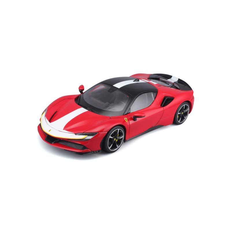 Bburago - SIGNATURE SERIES, Ferrari SF90 Stradale Assetto Fiorano, červená, 1:18