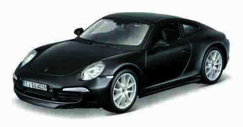 Bburago - Auta HOBBY, Porsche 911 Carrera S, černá, 1:24