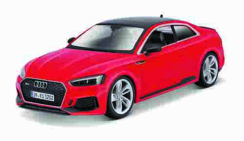 Bburago - Auta HOBBY, Audi RS 5 Coupé, červená, 1:24