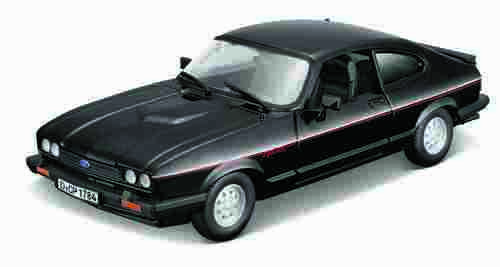 Bburago - Auta HOBBY, Ford Capri 1600 GT (1982), černá, 1:24