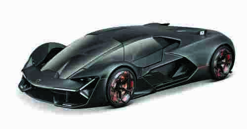 Bburago - Auta HOBBY, Lamborghini Terzo Millennio, šedá metalíza, 1:24