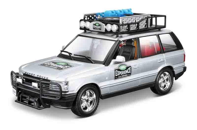 Bburago - Auta HOBBY, Range Rover, stříbrná, 1:24