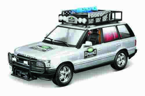 Bburago - Auta HOBBY, Range Rover, stříbrná, 1:24