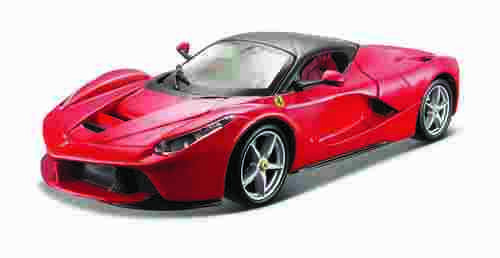 Bburago - RACE+PLAY, Ferrari LaFerrari, červená, 1:24