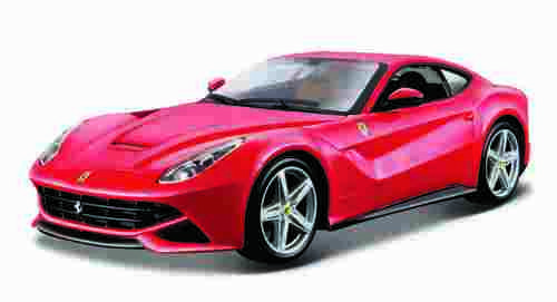 Bburago - RACE+PLAY, Ferrari F12berlinetta, červená, 1:24