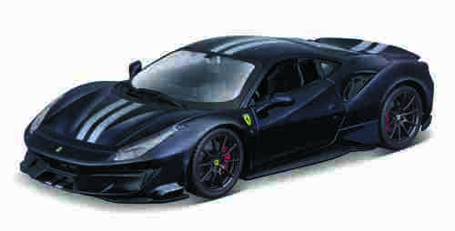 Bburago - RACE+PLAY, Ferrari 488 Pista, tmavě modrá, 1:24