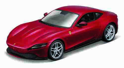 Bburago - RACE+PLAY, Ferrari Roma, červená, 1:24