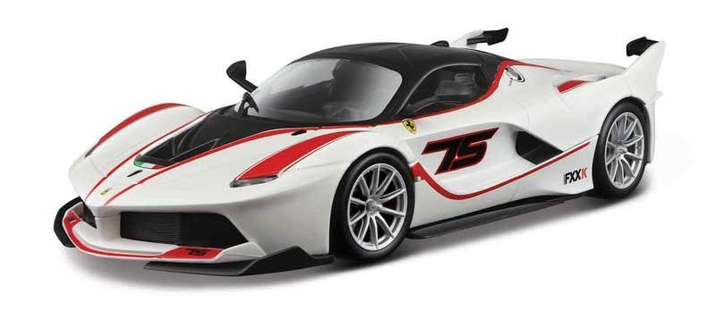 Bburago - RACING, Ferrari FXX K, bílá, 1:24