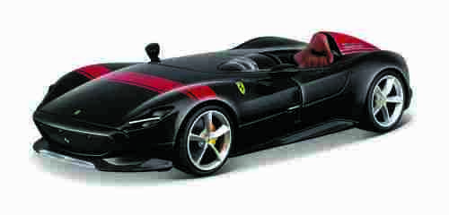 Bburago - RACE+PLAY, Ferrari Monza SP1, černá, 1:24