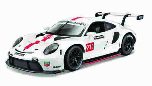 Bburago - RACE, Porsche 911 RSR, bílá, 1:24