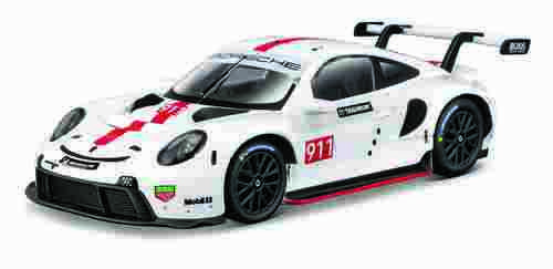 Bburago - RACE, Porsche 911 RSR, bílá, 1:43