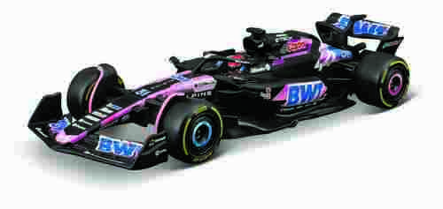 Bburago - RACE Formule F1 v dekorativním boxu, Team Alpine A524 (2024), #31 Esteban Ocon, 1:43