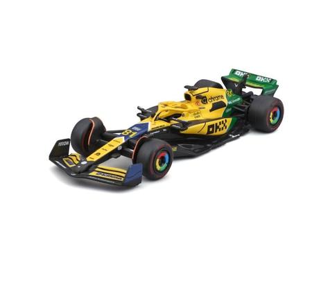Bburago - RACE Formule F1, Team McLaren MCL38 (2024) Senna Edition, #81 Oscar Piastri, 1:43