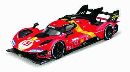 Bburago - RACING MODEL KIT, Ferrari 499P - 24h Le Mans, červená, 1:24
