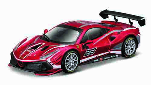 Bburago - RACING, Ferrari 488 CHALLENGE EVO 2020 v dekorativním boxu, 1:43