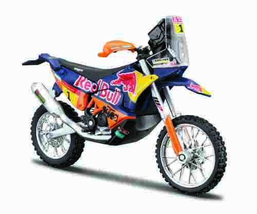 Bburago - Motocykl Red Bull KTM Factory Racing, KTM Rally 2019 - Dakar Rally, 1:18