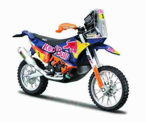 Bburago - Motocykl Red Bull KTM Factory Racing, KTM Rally 2019 - Dakar Rally, 1:18