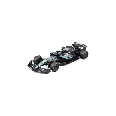 Bburago - RACE F1 v dekorativním boxu, Mercedes-AMG Petronas W16 (2025), #63 George Russell, 1:43