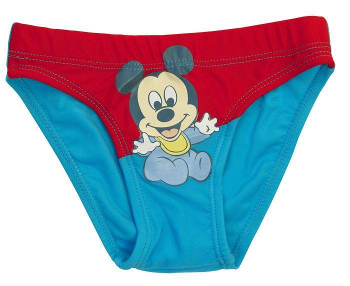 Chlapecké Baby plavky "Mickey Mouse" červeno-tyrkysové vel. 6, 12, 18, 24m #Velikost: